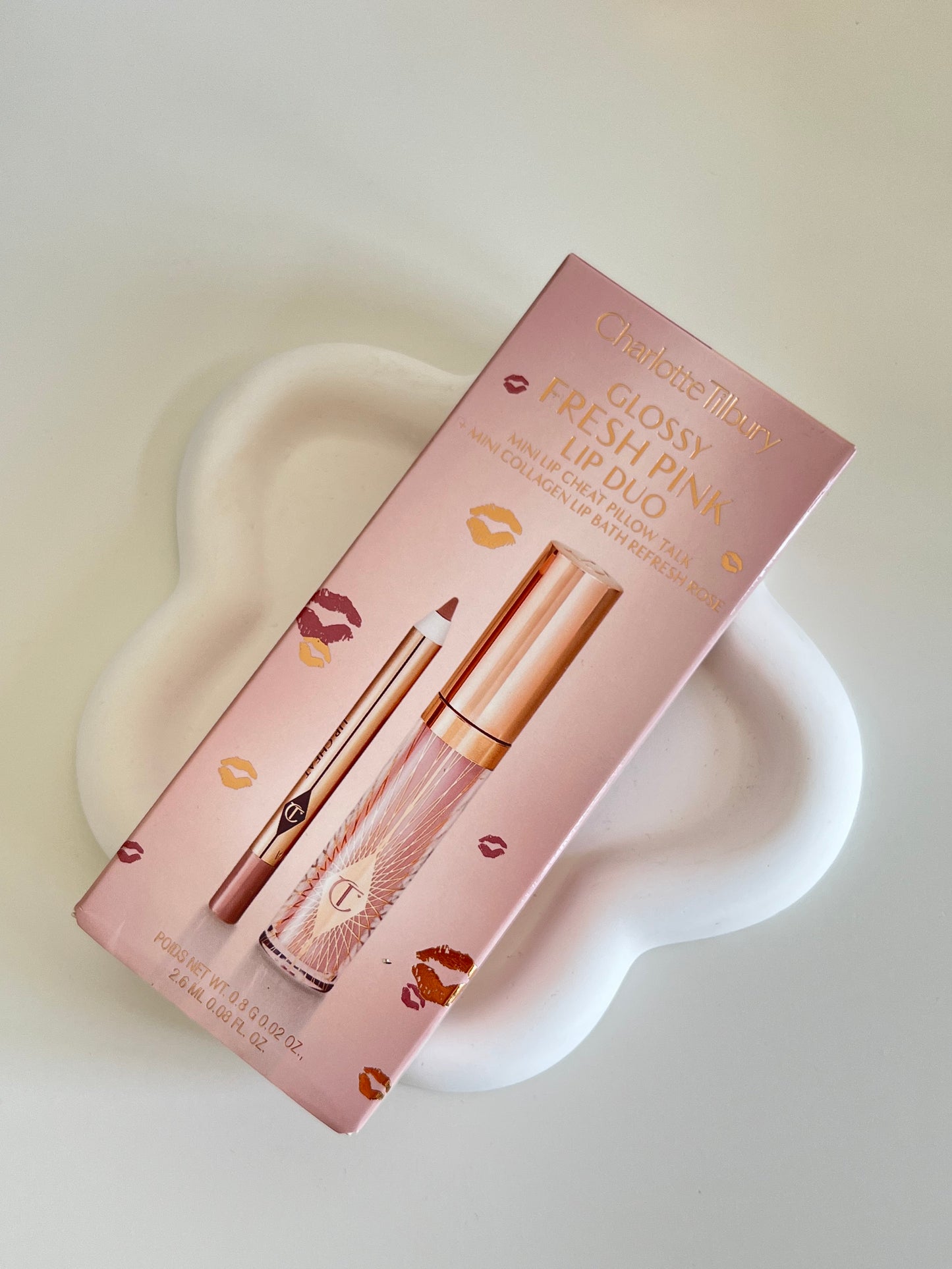 Charlotte Tilbury Mini Glossy Pink Lip Gloss + Lip Liner Set