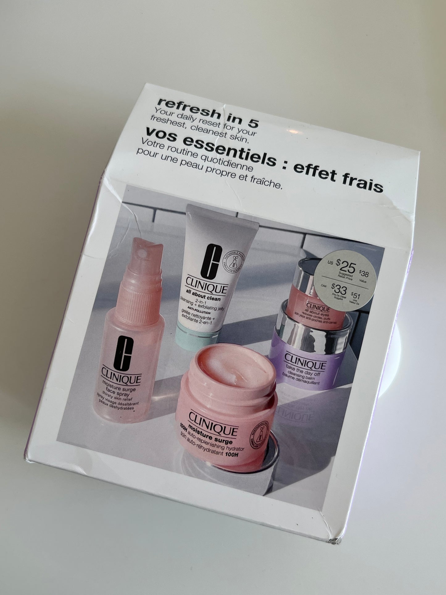 Clinique Refresh in 5 kit